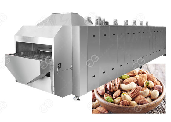 중국 전기 땅콩 굽기 기계, 견과 굽기 냉각 장비 피스타치오 마카다미아 협력 업체